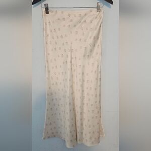 Doen Silk Bloom Skirt O'hara Floral 4 Small S